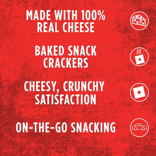 【2025 Flash Sales+ Free Shipping】Cheez-It 40oz Case Original Cheese Baked Snack Crackers - 40 Pouches - Image 2