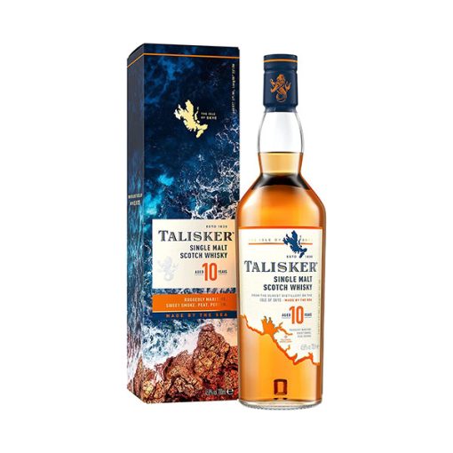 【2025 Flash Sales+ Free Shipping】Talisker 10 Year Old Single Malt Scotch Whisky 70 cl with Gift Box