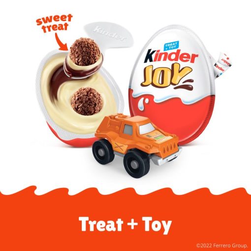 【First Order Discount】Kinder Joy Eggs, Sweet Cream and Chocolate Wafers with Toy Inside, Great for Holiday Stocking Stuffers, 10.5 oz each, 15 Eggs - Image 3